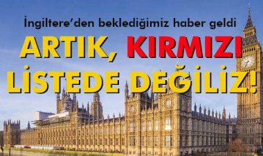 ARTIK, KIRMIZI LİSTEDE DEĞİLİZ!