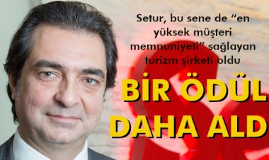 BİR ÖDÜL DAHA ALDI