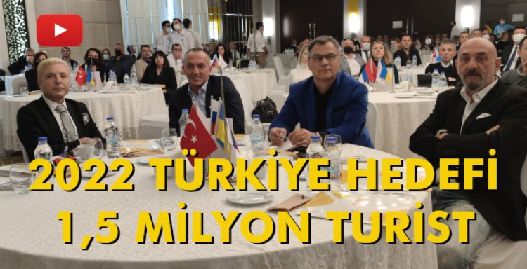 2022 TÜRKİYE HEDEFİ 1,5 MİLYON TURİST