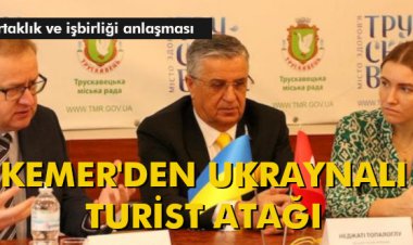 KEMER'DEN UKRAYNALI TURİST ATAĞI