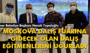 MOSKOVA DALIŞ FUARINA GİDECEK OLAN DALIŞ EĞİTMENLERİNİ UĞURLADI
