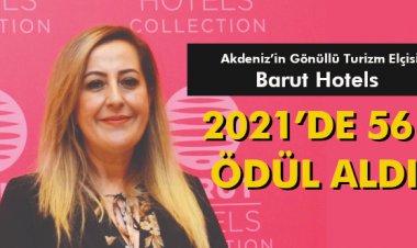 BARUT HOTELS 2021’DE 56 ÖDÜL ALDI