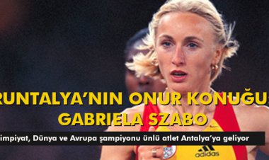 RUNTALYA’NIN ONUR KONUĞU: GABRIELA SZABO