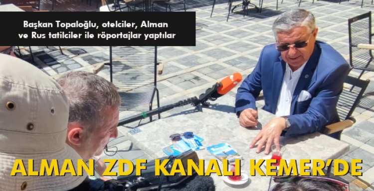 ALMAN ZDF KANALI KEMER’DE