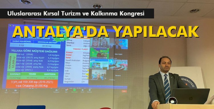 ANTALYA'DA YAPILACAK