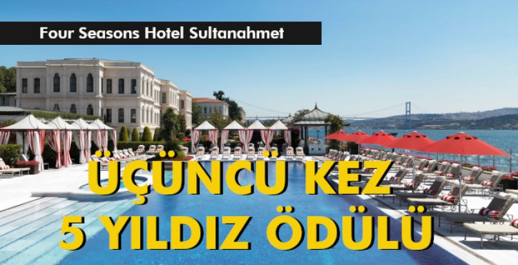 ÜÇÜNCÜ KEZ 5 YILDIZ ÖDÜLÜ ALDI