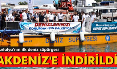 AKDENİZ'E İNDİRİLDİ