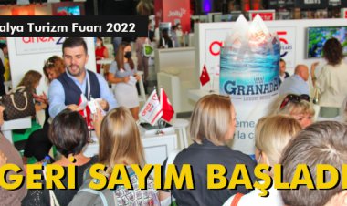 ANTALYA TURİZM FUARI 2022 İÇİN GERİ SAYIM BAŞLADI
