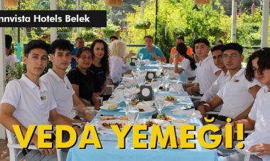 VEDA YEMEĞİ DÜZENLENDİ