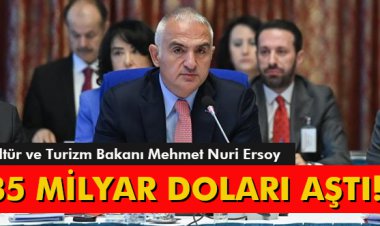 BAKAN ERSOY: '35 MİLYAR DOLARI AŞTI!'