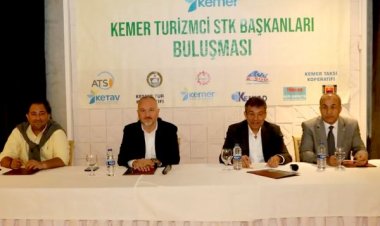 KAAN KAVALOĞLU KEMERLİ TURİZMCİLER BİR ARAYA GELDİ