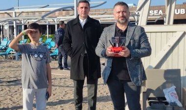 CANKUŞ DRONE, NİRVANA HOTELS SAHİLİNDE UÇTU