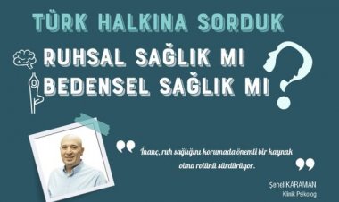 ARAŞTIRMA:TÜRK HALKININ YÜZDE 79,8’İ RUHSAL SAĞLIĞI ÖNCELİYOR!