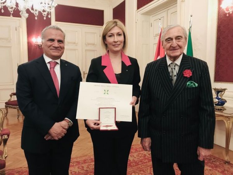 RAHMİ M.KOÇ MÜZESİ'NE İTALYA YILIDIZI NİŞANI