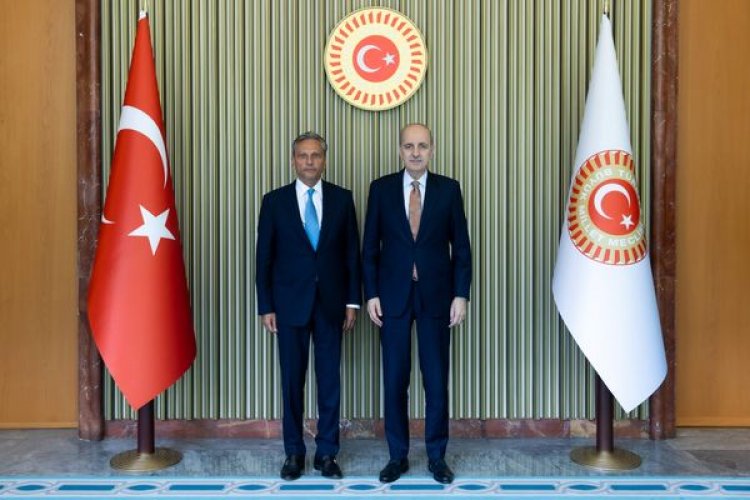 TÜRSAB'DAN TBMM BAŞKANI NUMAN KURTULMUŞ’A GAZİ MECLİS’TE ZİYARET