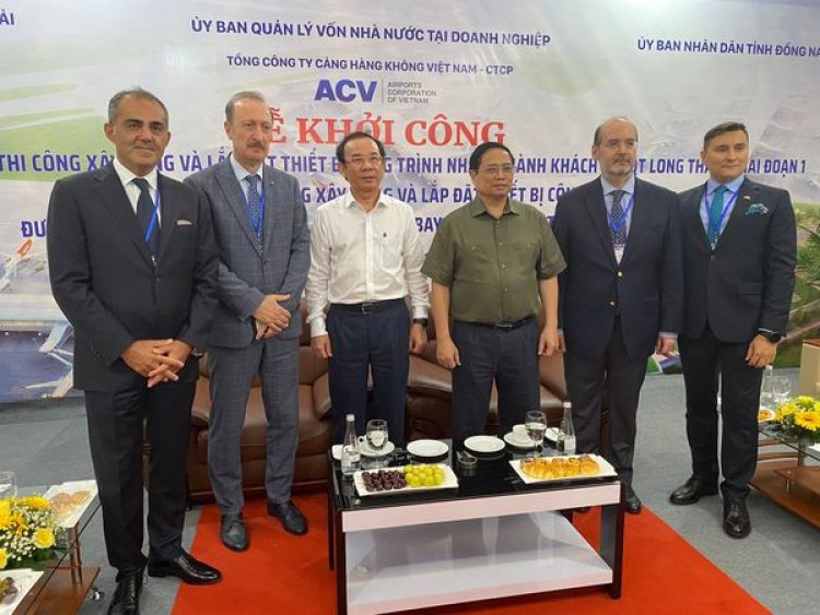 LONG THANH HAVALİMANI'NIN TEMELİ ATILDI