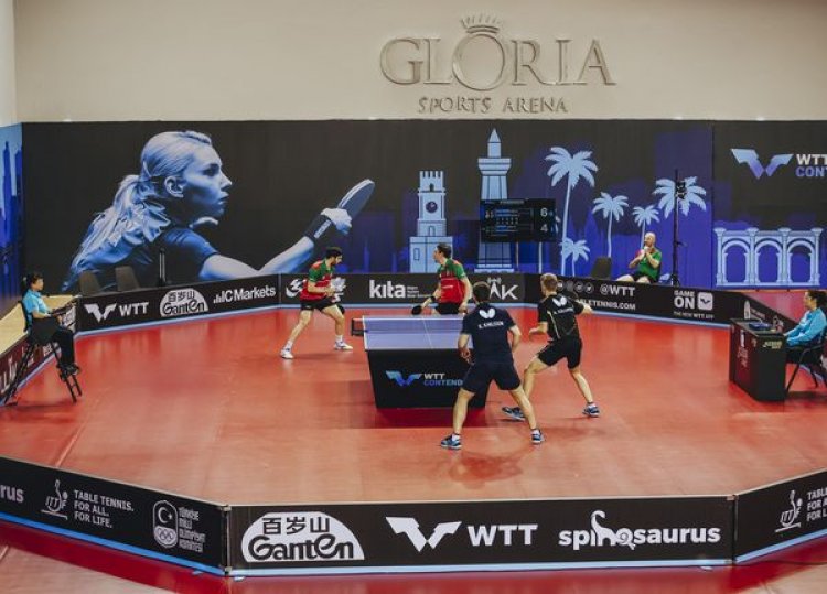 DÜNYACA ÜNLÜ MASA TENİSİ TURNUVASI WTT CONTENDER’A EV SAHİPLİĞİ YAPTI