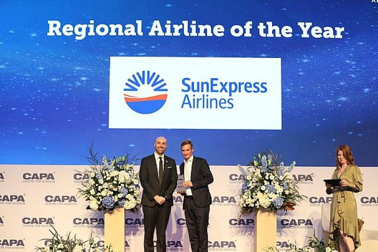 SUNEXPRESS'E 'YILIN BÖLGESEL HAVA YOLU' ÖDÜLÜ
