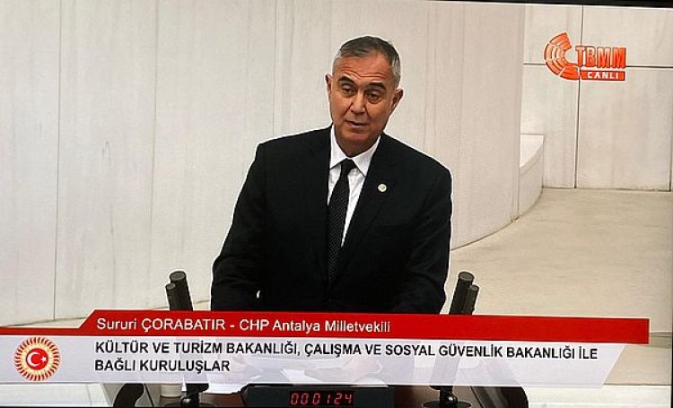 TURİZM BAKANLIĞI BÜTÇESİ HAKKINDA KONUŞMA YAPTI