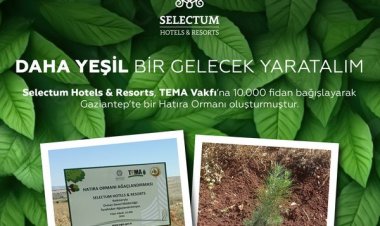 TEMA VAKFI ARACILIĞIYLA GAZİANTEP’TE HATIRA ORMANI OLUŞTURDU