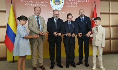 KOLOMBİYA ANTALYA FAHRİ KONSOLOSLUĞU AÇILDI