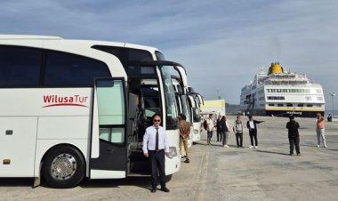 WİLUSA TUR, ÇANAKKALE’DE SEZONUN İLK CRUISE GEMİSİNİ KARŞILADI