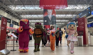 23 NİSAN COŞKUSU TERMİNALE TAŞTI