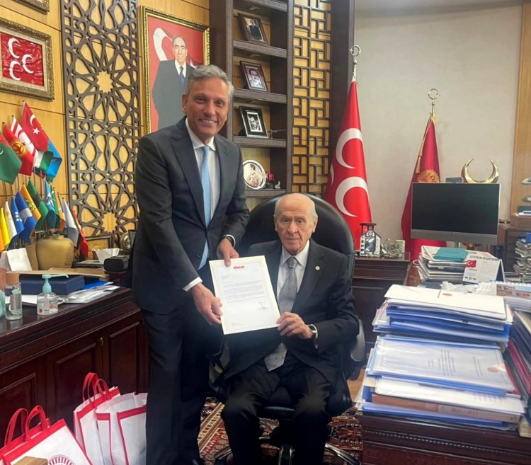 BAŞKAN BAĞLIKAYA’DAN DEVLET BAHÇELİ’YE ZİYARET