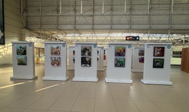 ANTALYA HAVALİMANI’NDA OVOOART SERGİSİ