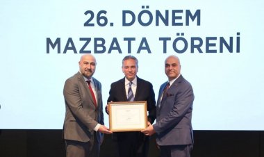TÜRSAB'DA MAZBATA TÖRENİ GERÇEKLEŞTİ