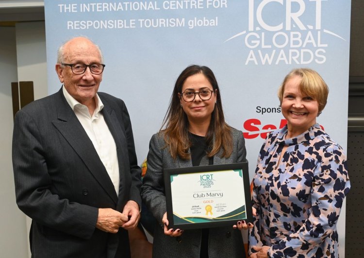 GLOBAL SORUMLU TURİZM ÖDÜLLERİ’NDE ALTIN ÖDÜL CLUB MARVY’NİN