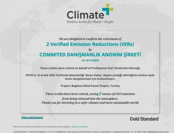 POYD’DAN SÜRDÜRÜLEBİLİRLİK ADIMI: SEZON GALASI KARBON NÖTR GERÇEKLEŞTİRİLDİ