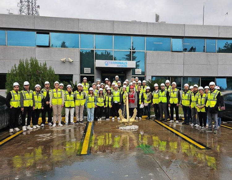 QTERMİNALS ANTALYA, GELECEĞİN DENİZCİLİK PROFESYONELLERİ AĞIRLADI