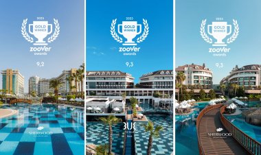 SHERWOOD RESORTS & HOTELS’E AVRUPA’DAN ÜÇÜNCÜ ALTIN ÖDÜL: ZOOVER GOLD WINNER GURURU!