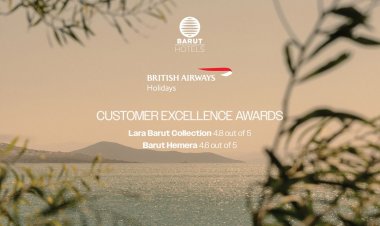 BARUT HOTELS’E BRİTİSH AİRWAYS HOLİDAYS’TEN ÇİFTE ÖDÜL