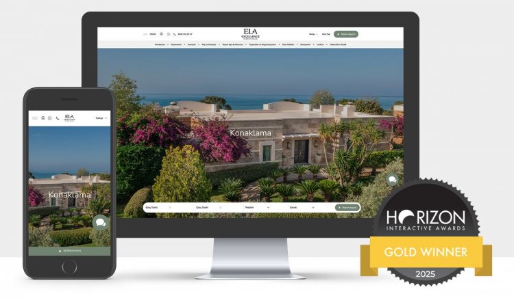 ELA EXCELLENCE RESORT BELEK’E HORİZON INTERACTİVE AWARDS’TAN GOLD WİNNER ÖDÜLÜ