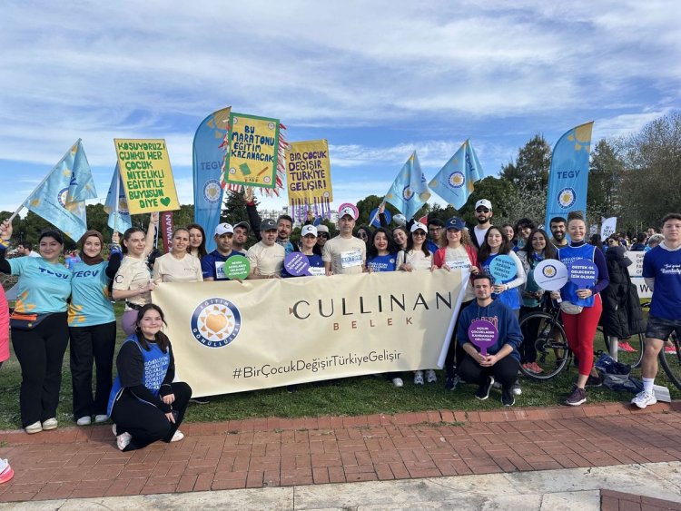 CULLİNAN BELEK’TEN EĞİTİME 'KOŞARADIM' DESTEK
