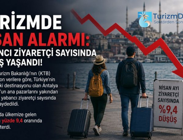 TURİZMDE NİSAN ALARMI: YABANCI ZİYARETÇİ SAYISINDA DÜŞÜŞ YAŞANDI!
