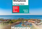 MEGASARAY HOTELS, GENÇ YETENEKLERİN TERCİH ETTİĞİ EN İYİ İŞVERENLER ARASINDA 7. SIRADA!