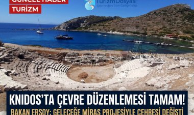 BAKAN ERSOY DUYURDU: KNIDOS ÖREN YERİ’NDE ÇEVRE DÜZENLEMESİ TAMAMLANDI!