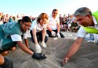 ANTALYA MAVİ AKDENİZ İNİSİYATİFİ KAPSAMINDA CARETTA CARETTA YAVRULARI DENİZLE BULUŞTU