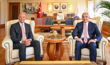 KÜLTÜR VE TURİZM BAKANI MEHMET NURİ ERSOY, ABD BÜYÜKELÇİSİ TOM BARRACK’I AĞIRLADI