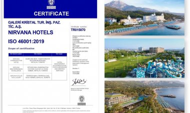 NİRVANA HOTELS, AKDENİZ BÖLGESİ’NDE ISO 46001 BELGESİNİ ALAN İLK OTEL GRUBU OLDU
