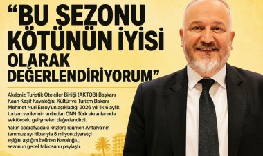 AKTOB BAŞKANI KAAN KAVALOĞLU: “BU SEZONU KÖTÜNÜN İYİSİ OLARAK DEĞERLENDİRİYORUM”