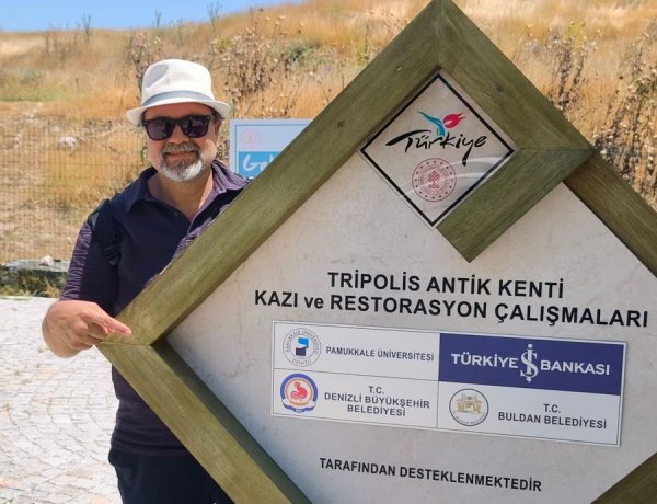 TURİZM YAZARI HALİL ÖNCÜ'NÜN HAZIRLADIĞI ANTİK ROTALAR'IN ROTASI DENİZLİ TRİPOLİS OLDU