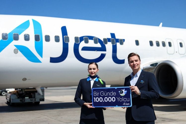 AJET’TEN TARİHİ YOLCU REKORU: TEK GÜNDE 100 BİNİ AŞKIN MİSAFİR!