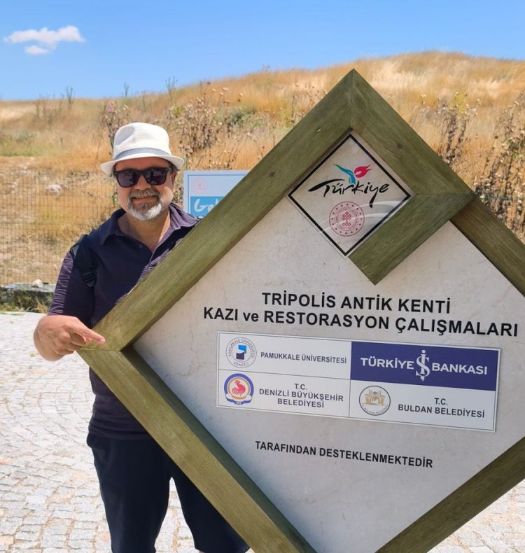 TURİZM YAZARI HALİL ÖNCÜ'NÜN HAZIRLADIĞI ANTİK ROTALAR'IN ROTASI DENİZLİ TRİPOLİS OLDU