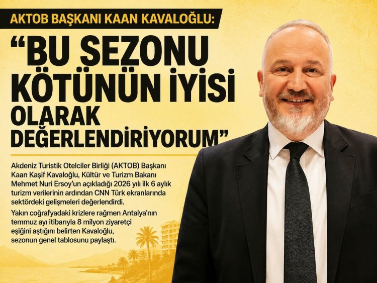 AKTOB BAŞKANI KAAN KAVALOĞLU: “BU SEZONU KÖTÜNÜN İYİSİ OLARAK DEĞERLENDİRİYORUM”