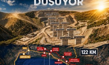 ANTALYA-ALANYA OTOYOLU’NDA ÇALIŞMALAR HIZ KESMEDEN SÜRÜYOR