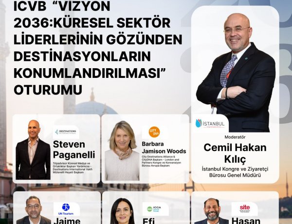KÜRESEL LİDERLER VİZYON 2036 OTURUMUNDA İSTANBUL TURİZM FUARI’NDA BULUŞUYOR